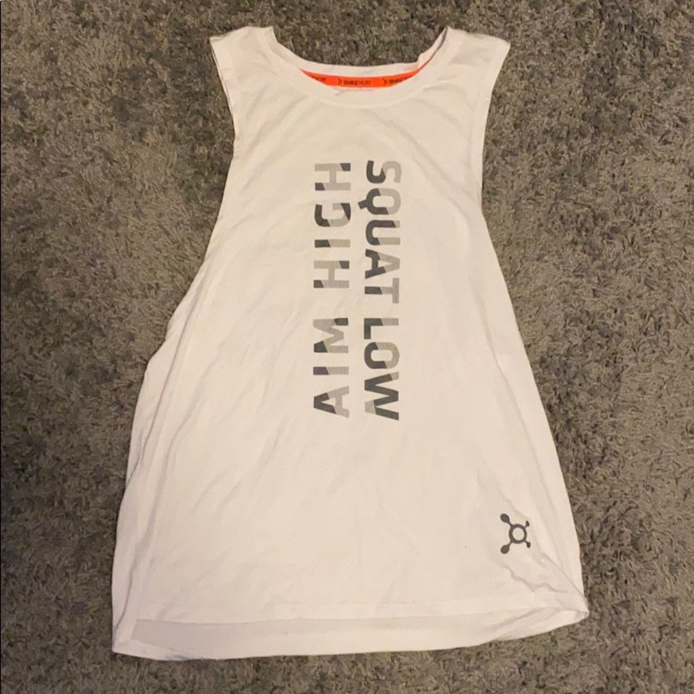 Orangetheory “Squat High Aim Low” tank